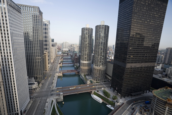 Chicago Riverfrom above